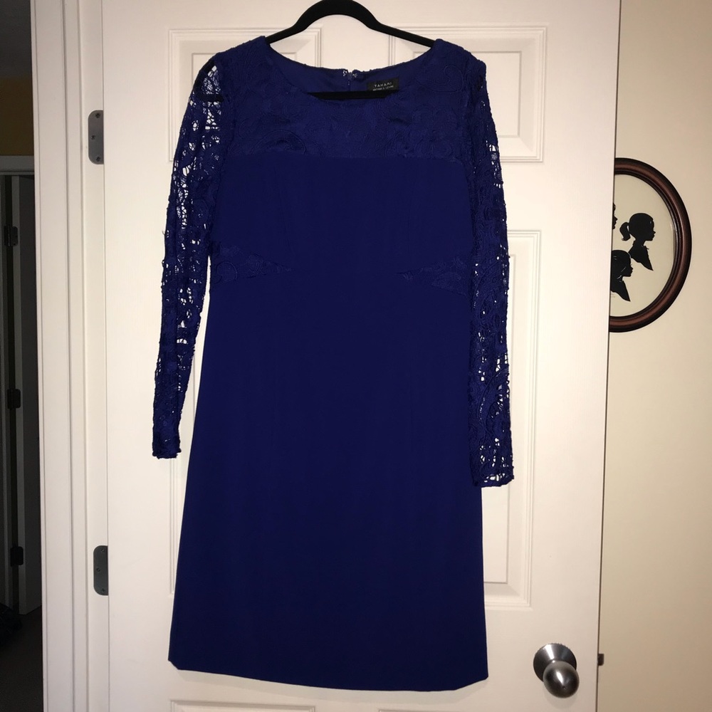 Tahari Blue Cocktail Dress!